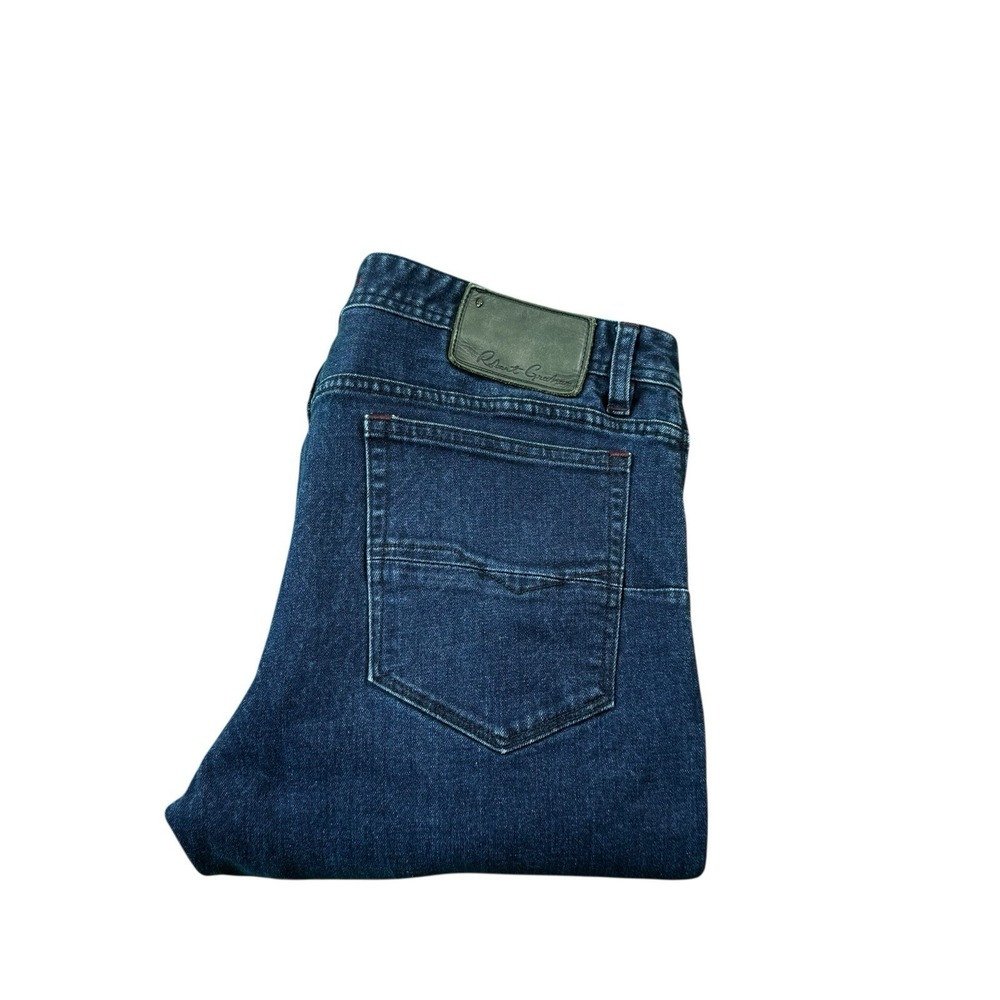 Robert Graham Dark Wash‎ Zipper Fly Denim Men's Jeans Size 35x31